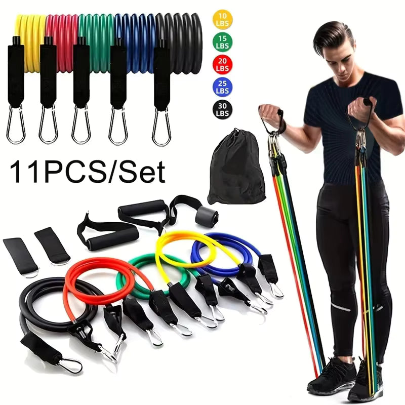 Bodybuilding Resistance Bands Set